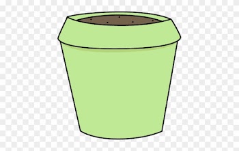 Simple Flower Pot Clip Art Green Flower Pot Clip Art - Empty Flower Pot Clipart