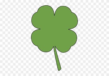 Simple Four Leaf Clover - Four Leaf Clover Clipart