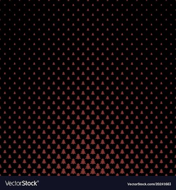 Simple geometric pine tree pattern background vector image