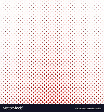 Simple geometrical pine tree forest pattern vector image