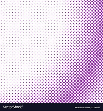 Simple halftone dot background pattern template vector image