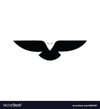 simple icon eagle - eps 10