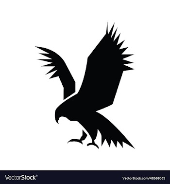 simple icon eagle - eps 10