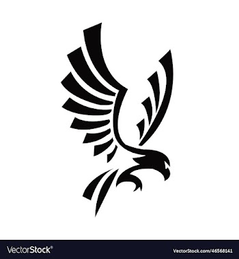 simple icon eagle - eps 10