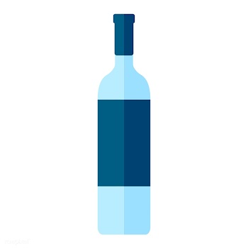 Simple illustration of a bottled drink | Free stock vector - 250373