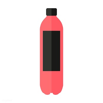 Simple illustration of a bottled drink | Free stock vector - 250434