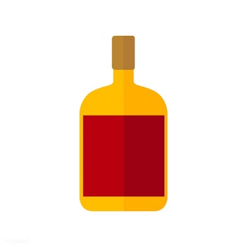 Simple illustration of a bottled drink | Free stock vector - 250453
