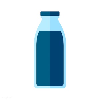 Simple illustration of a bottled drink | Free stock vector - 250454