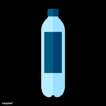 Simple illustration of a bottled drink | Free stock vector - 250516