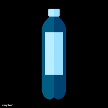 Simple illustration of a bottled drink | Free stock vector - 250526