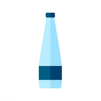 Simple illustration of a bottled drink | Free stock vector - 250600