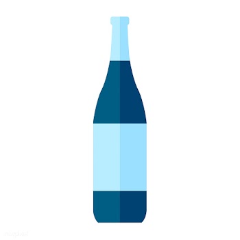 Simple illustration of a bottled drink | Free stock vector - 250731