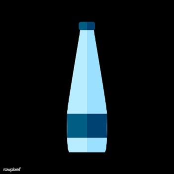 Simple illustration of a bottled drink | Free stock vector - 250733