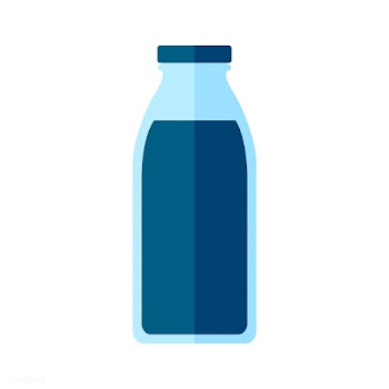 Simple illustration of a bottled drink | Free stock vector - 250800