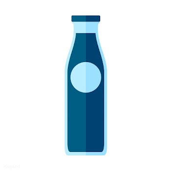Simple illustration of a bottled drink | Free stock vector - 250807