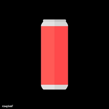 Simple illustration of a canned drink | Free stock vector - 250442