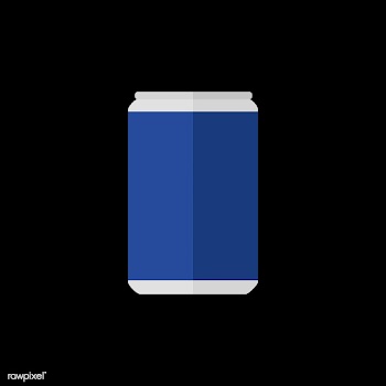 Simple illustration of a canned drink | Free stock vector - 250520