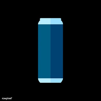 Simple illustration of a canned drink | Free stock vector - 250540