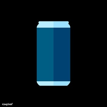 Simple illustration of a canned drink | Free stock vector - 250706