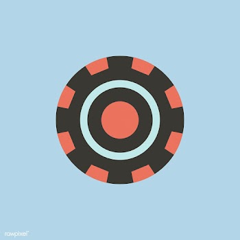 Simple illustration of a casino chip | Free stock vector - 44042
