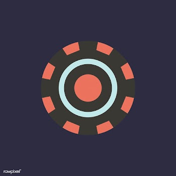 Simple illustration of a casino chip | Free stock vector - 44168