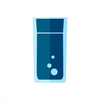 Simple illustration of a glass of drink | Free stock vector - 250370