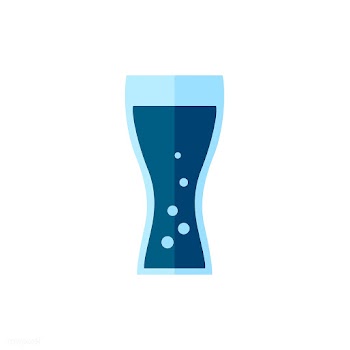 Simple illustration of a glass of drink | Free stock vector - 250380