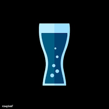 Simple illustration of a glass of drink | Free stock vector - 250491