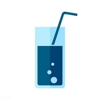 Simple illustration of a glass of drink | Free stock vector - 250494