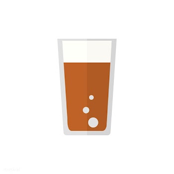Simple illustration of a glass of drink | Free stock vector - 250497