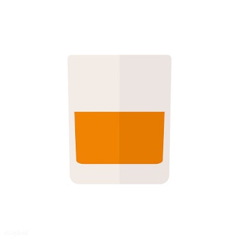 Simple illustration of a glass of drink | Free stock vector - 250593