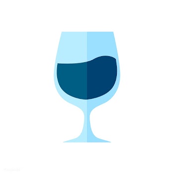 Simple illustration of a glass of drink | Free stock vector - 250814