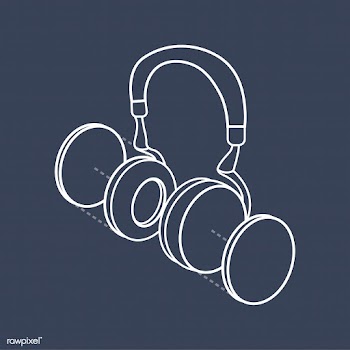 Simple illustration of a headset | Free stock vector - 24248
