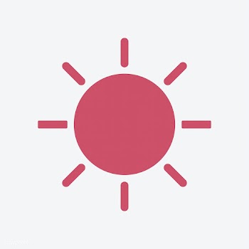 Simple illustration of pink sun | Free stock vector - 457689