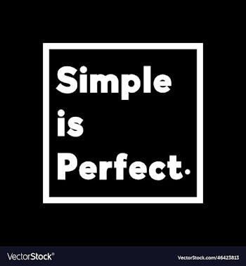 simple is perfect motivational quote