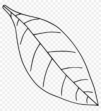 Simple Leaf 2 - Leaf Clipart Black And White