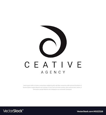 simple line style abstract circle logoornate