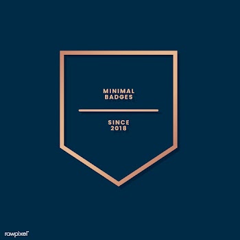 Simple minimal badge | Free stock vector - 553491