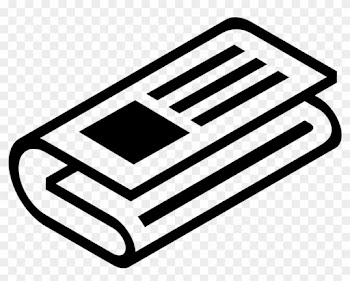 Simple Newspaper Icon - Newspaper And Magazine Icon