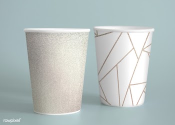 Simple paper coffee cup design mockup | Free stock psd mockup - 516282