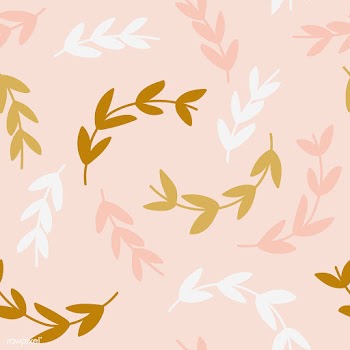 Simple pattern of branches on pink background | Free stock vector - 494471
