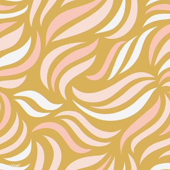 Simple pattern of wavy lines on beige backgro.. | Free stock vector - 494481