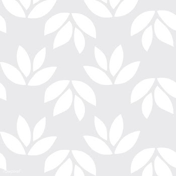Simple pattern of white leaves background | Free stock vector - 494498