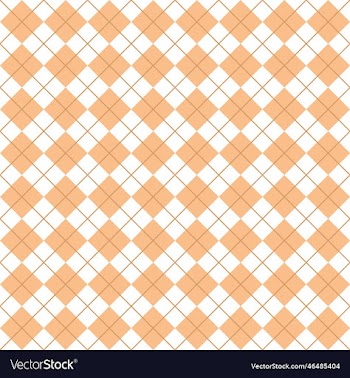 simple peach and white seamless argyle pattern