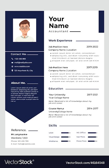 simple professional cv and resume template