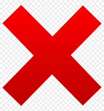 Simple Red X Mark Free Clip Art Clipart - Red X Mark Transparent Background