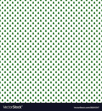 Simple repeating geometric pine tree pattern vector image