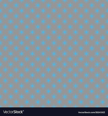 Simple repeating geometrical snowflake pattern vector image