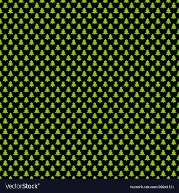 Simple repeating geometrical xmas tree pattern vector image
