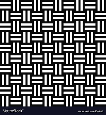 Simple repeating monochrome stripe pattern vector image